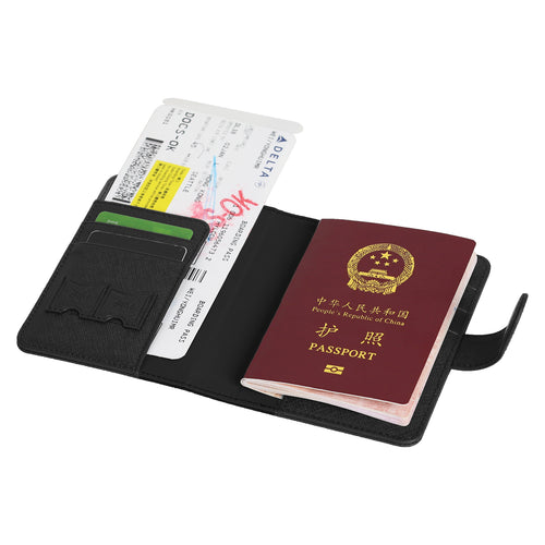 CalSmartTech Premium Passport Wallet Work with Apple Find My