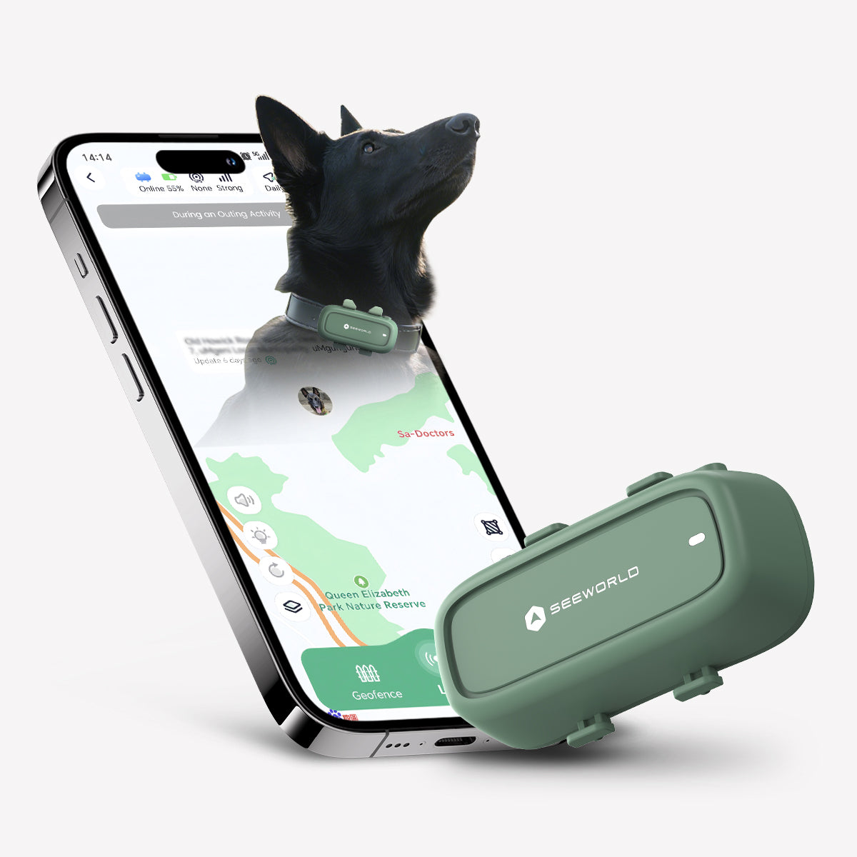 Pet Satellite GPS Tracker - Lifetime App Access